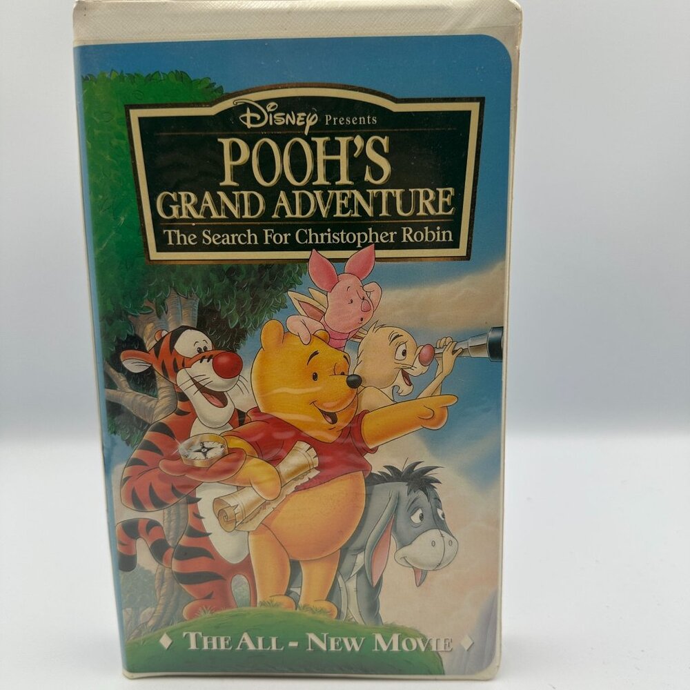 Disney Poohs Grand Adventure VHS 1997 The All-New Movie Good